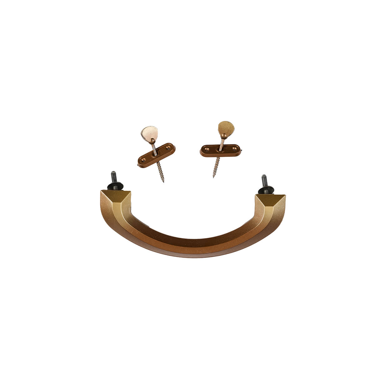 Sarget_Griffe-Kunststoffgriff-eckig-Bronze-230mm