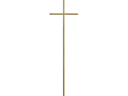 Sarget_Sargkreuz-Metall-rund-Gold